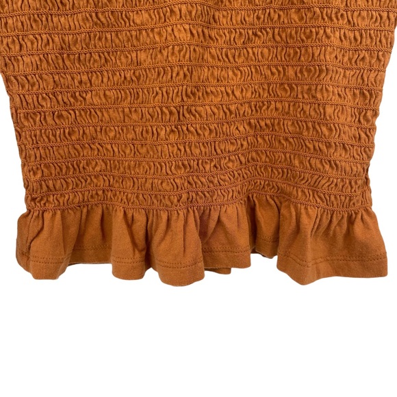 Old Navy Long Sleeves Shirt Cognac Size Large 10-12 - Picture 2 of 6